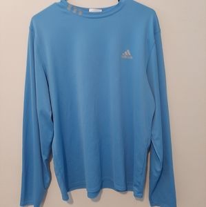 Blue mens compression shirt